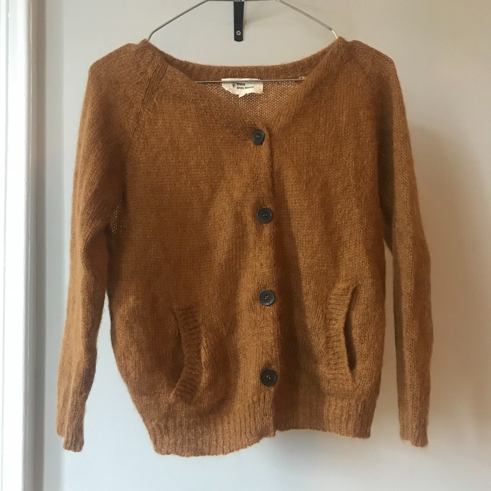 Isabel Marant wool cardigan with elbow patches